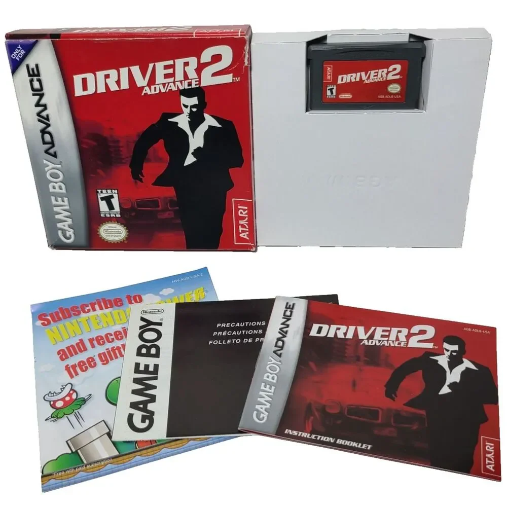 Driver 2 Advance GBA Complete Nintendo Game Boy Advance